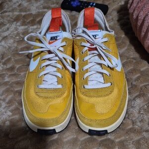 Nike Kids Yellow and White Sneakers